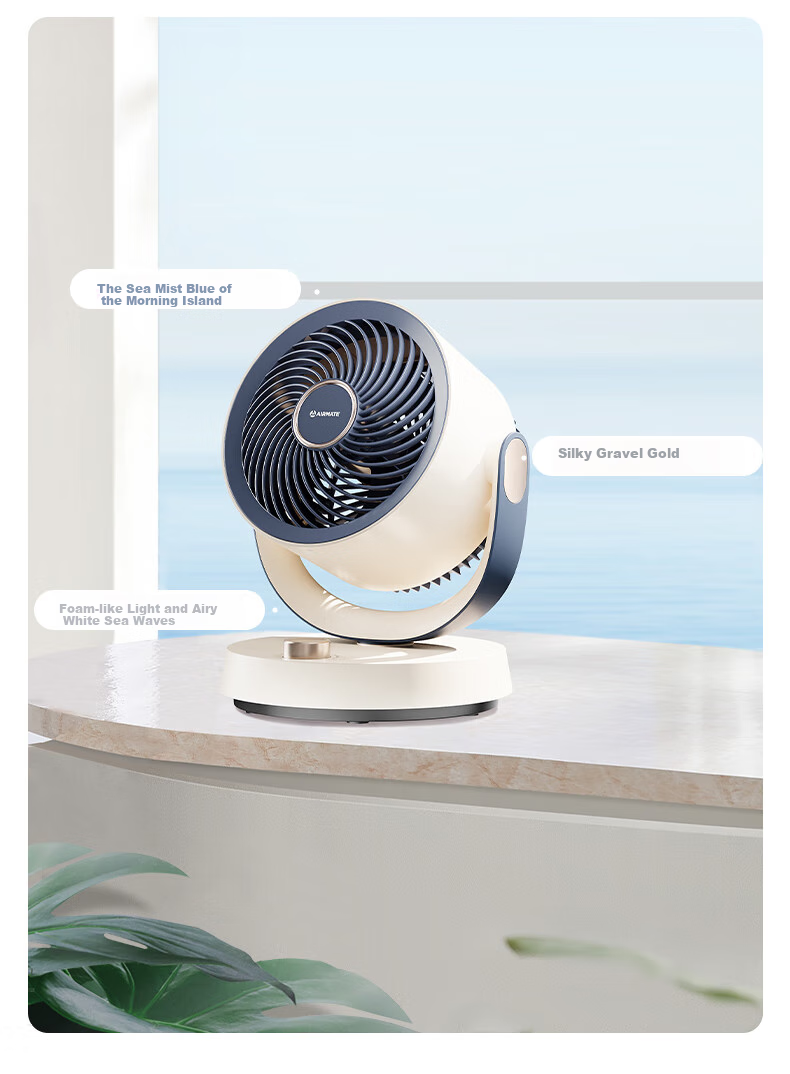 AIRMATE Air Circulation Fan Remote Control Home Desktop Electric Fan Quiet Energy-Saving Clothes Drying Circulation Ventilation Oscillating Small Fan Air Conditioner Companion FA15-RD278 4