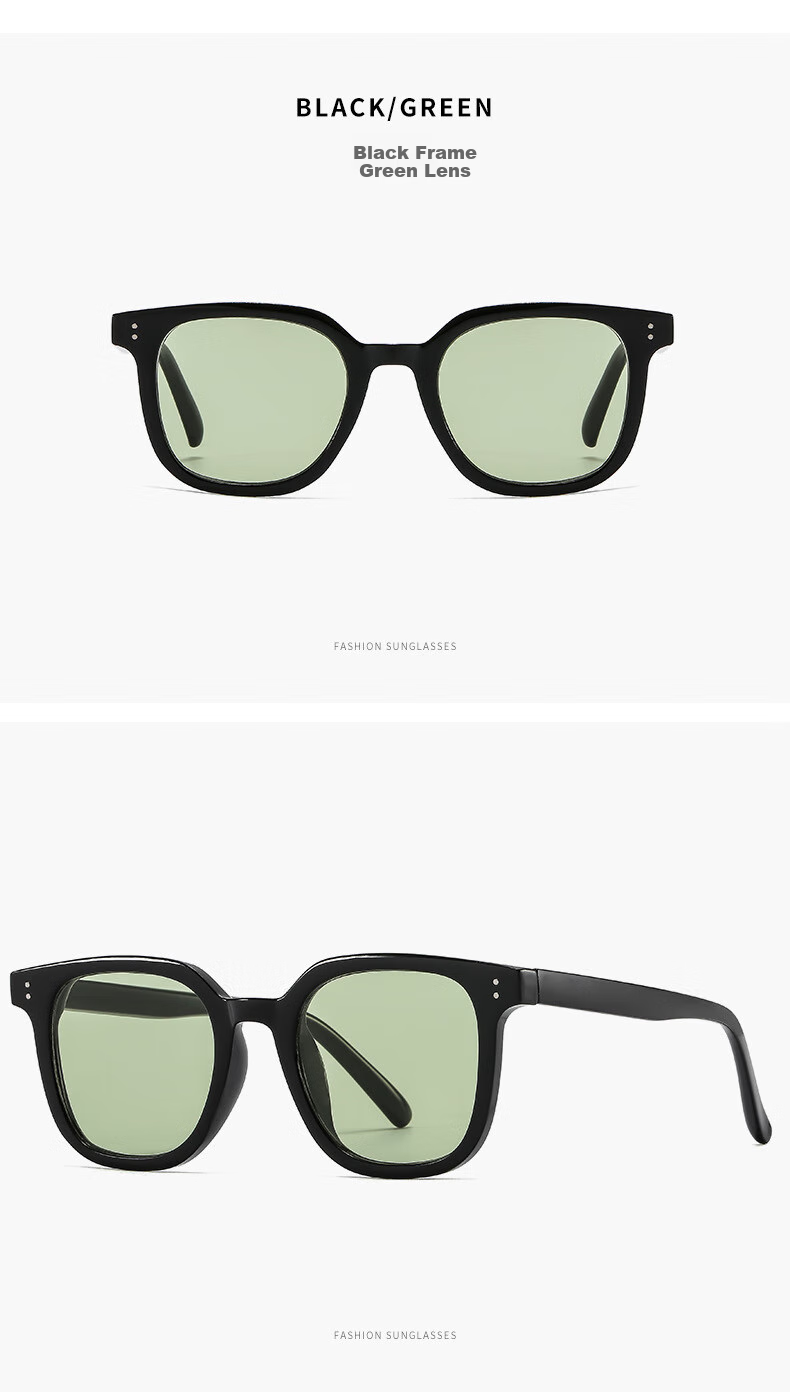 LESCA LUNETIER Vintage Gm Tea-Colored Sunglasses for Men And Women, Driving Orange Glasses, Fashionable Round Face Sunglasses, Good Night Moo 10