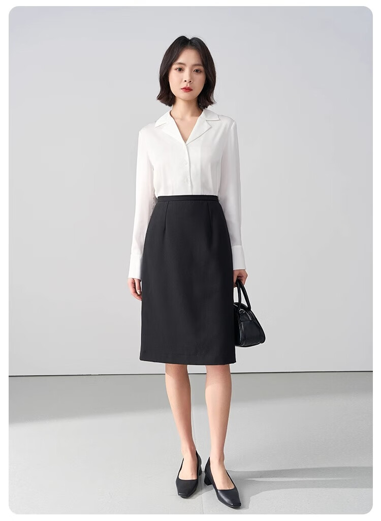 Bodexiaojie Black Interview Skirt, Women's Short Skirt, Professional Pencil Skirt, Formal Bodycon Skirt, Suit Skirt 18