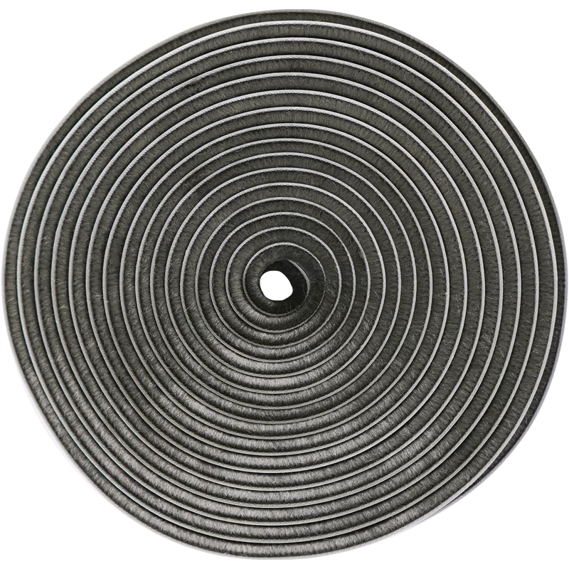 Caihong Self-Adhesive Bristle Seal Strip for Doors And Windows, Sliding Door Frame Anti-Collision Strip, Soundproof And Air-Leak Prevention Gap Stopper MT9050