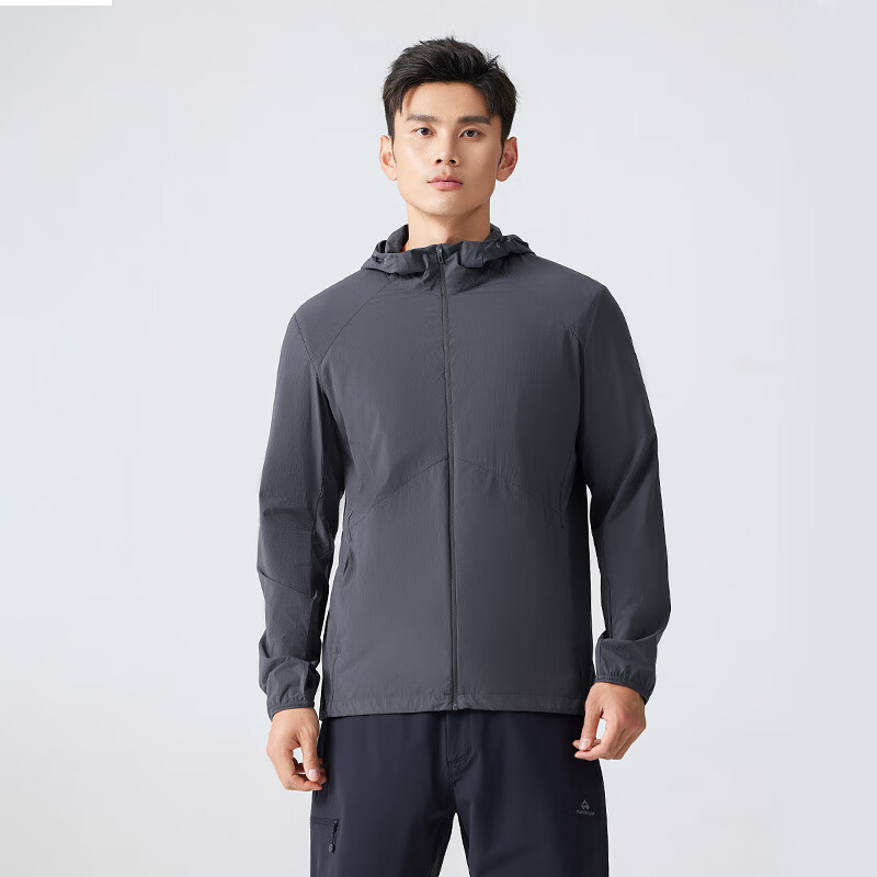 Pioneer Camp Windproof Sun Protection Jacket for Men, Summer UV-Resistant Casual Breathable Lightweight Outdoor Skin Coat