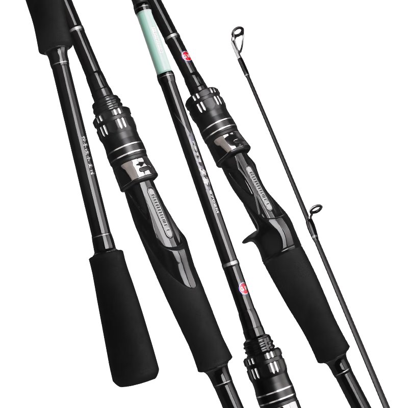 GW GW GW Fishing Rod Evening Mist Lure Rod 2.1m Gun Handle Blackfish M Action Lure Fishing Rod Tackle