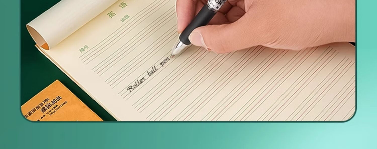 M&G Stationery 16K English Student Letter Paper Draft Paper Practice Notebook 3-Pack APYKFR89 High School Study Essential 13