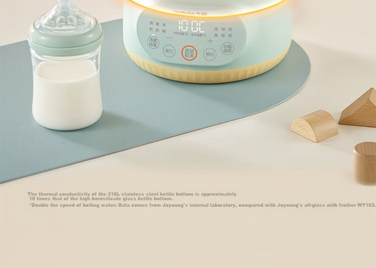 Joyoung Household Multi-Functional Health Pot, 316 Stainless Steel Constant Temperature Kettle, Milk Maker, Baby Formula Mixer, Water Boiler, Milk Temperature Regulator MY-Q576 17