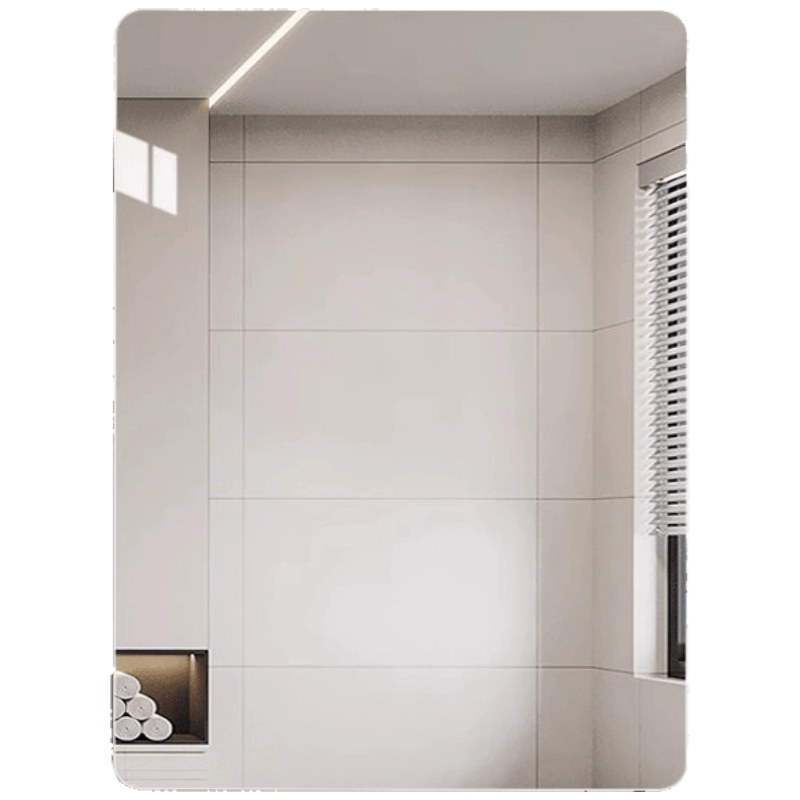 Yimo High-Definition Bathroom Wall-Mounted Mirror 50x70 Frameless Vanity Makeup Mirror for Toilet and Washstand