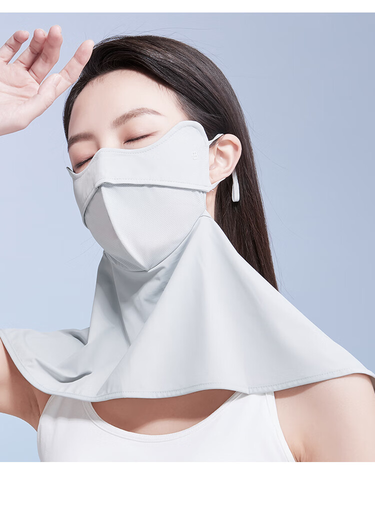 Hodo Women's UPF50+ Sunscreen Face Mask Summer Cooling Breathable Sun Protection Neck Guard UV Protection Face Bikini 18