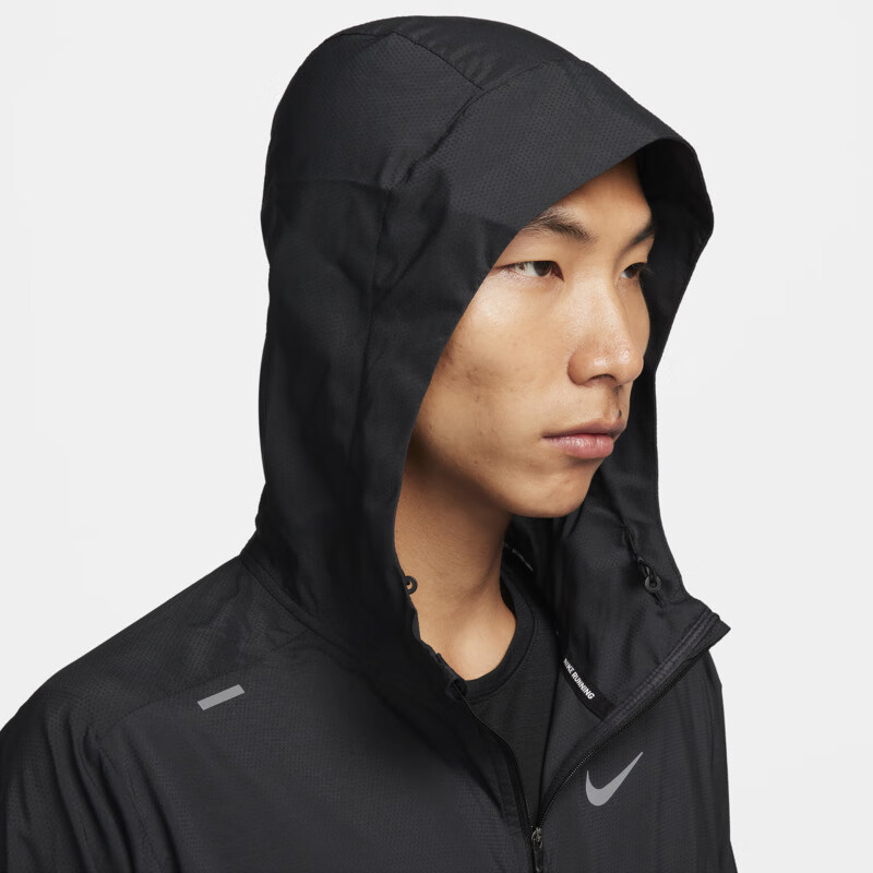 NIKE Slim-Fit Stand Collar Women's Long-Sleeve Jacket, Sporty Casual IB1999-010 Black L 7