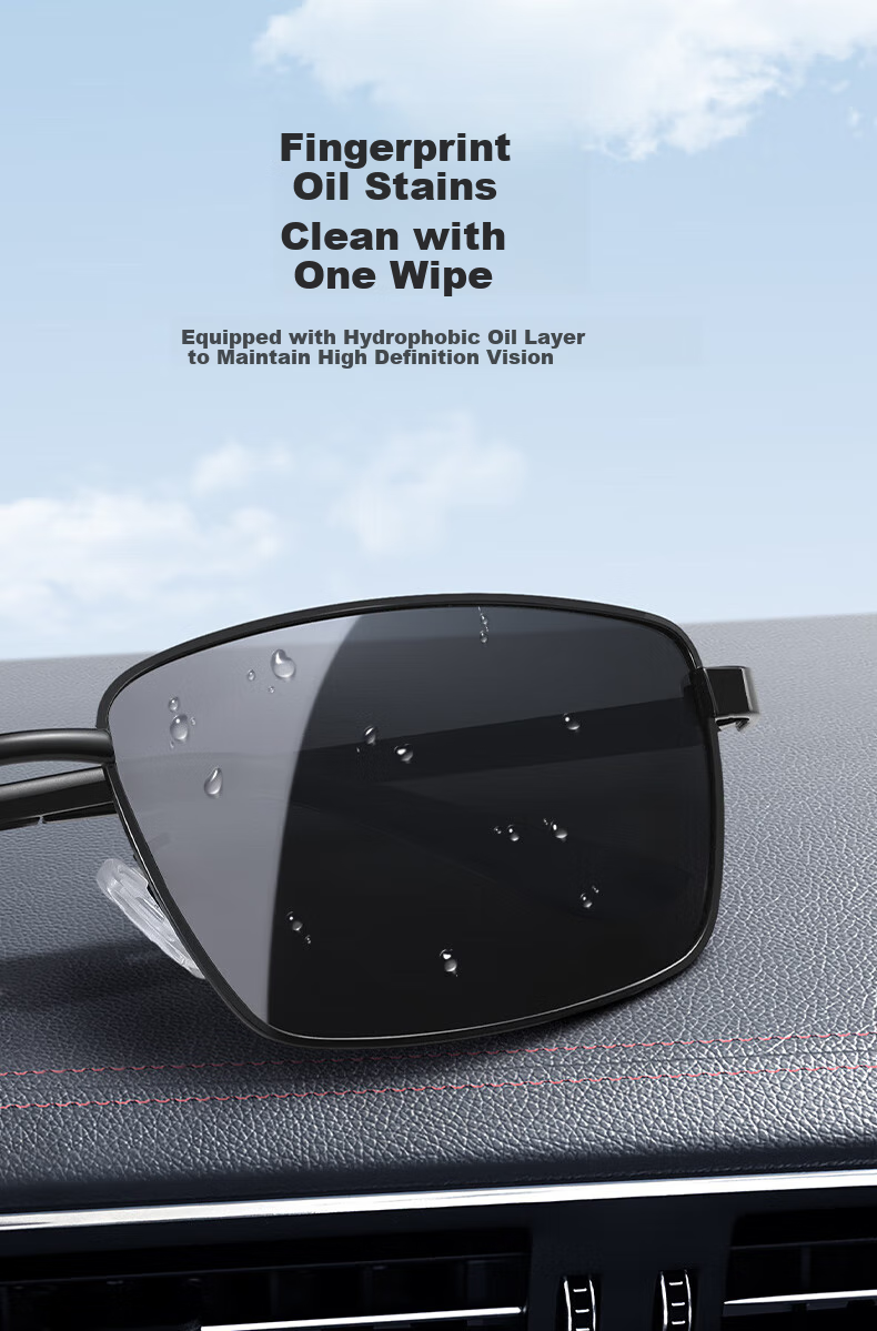 Chuangguo 2026 New Polarized Sunglasses for Men, UV Protection, Anti-Glare, Driving Glasses for Nearsightedness, High-Definition Sunglasses 13