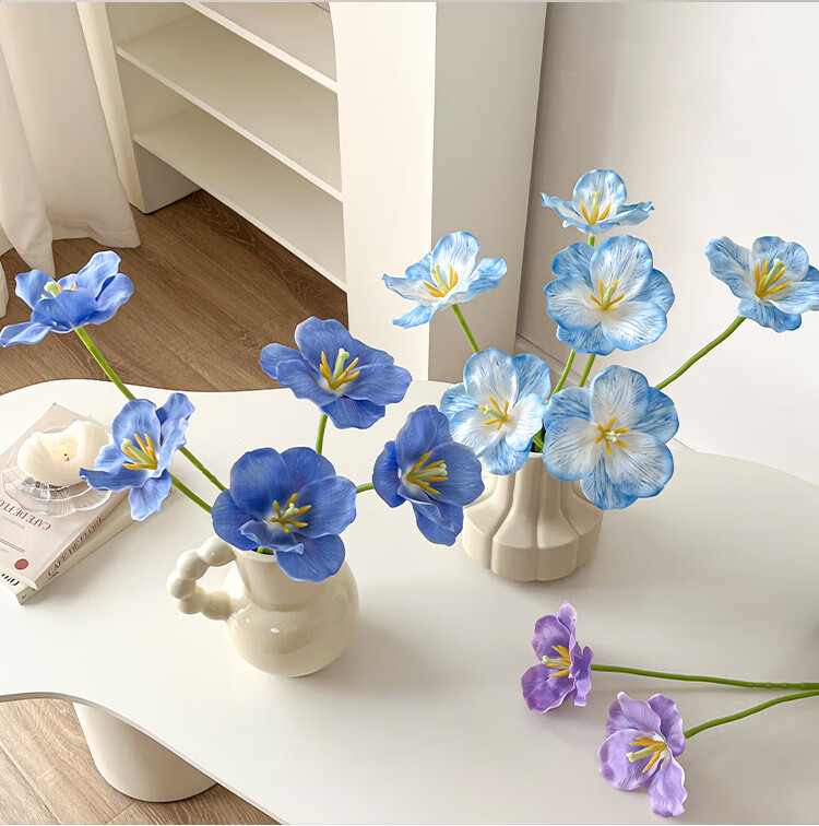 Fanyejia Fresh Artificial Hydrangea Bouquet, Indoor Table Decoration, Living Room Fake Flowers, Silk Flowers for Photography Props 6