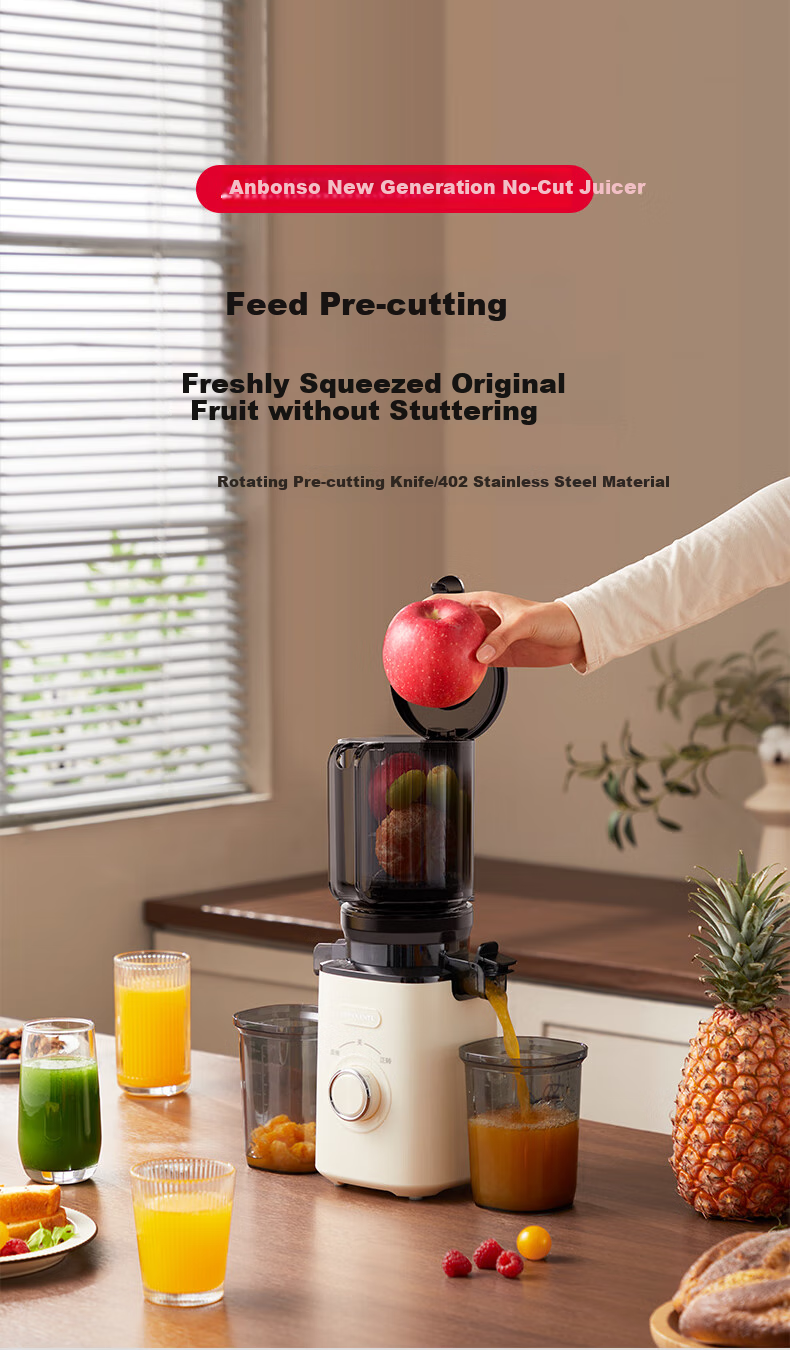 APIXINTL Japanese Anben Su Juicer, Home Multi-Functional Apple And Vegetable Juicer, Pulp Separation, Fully Automatic Mini Grinder 1