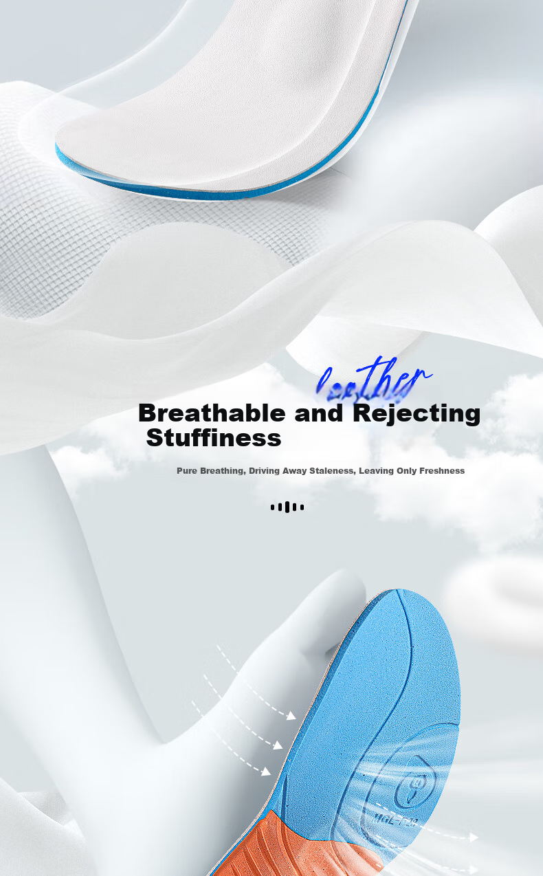 Maigaole Top-Grain Leather Ousolai Spring And Summer Deodorizing, Sweat-Absorbing, Soft, Wear-Resistant Genuine Leather Shoe Insoles, Size 37-38 6