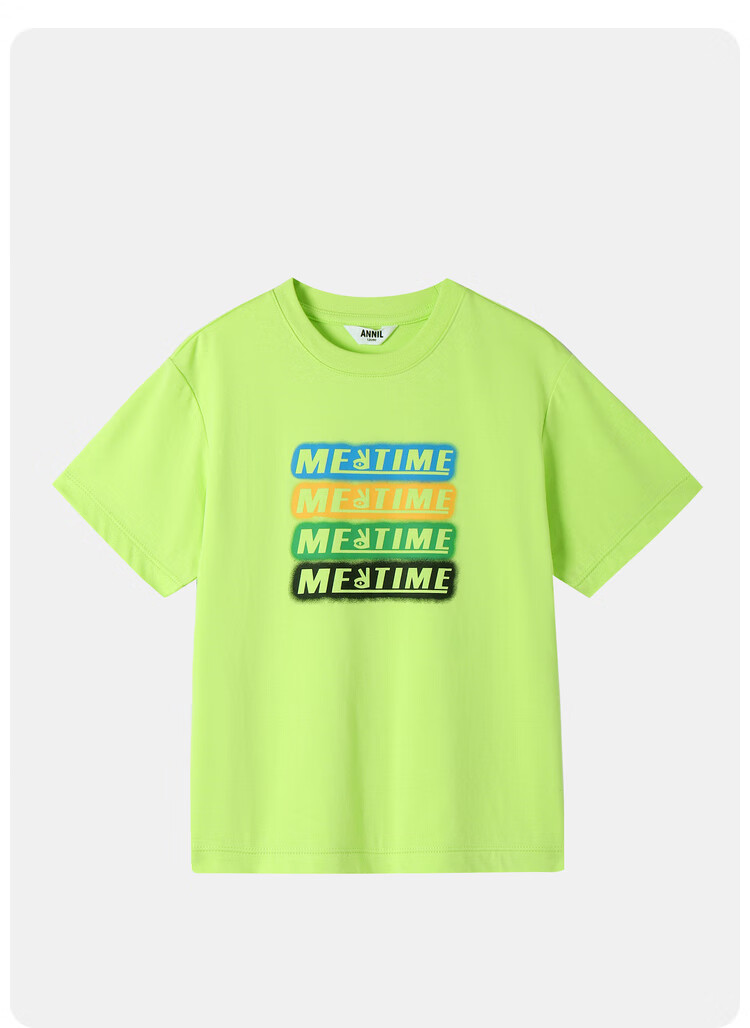 Annil [Memory Foam Cooling T-Shirt] Children's Clothing, Boys And Girls Round Neck Short Sleeve T-Shirt, Summer Casual 7