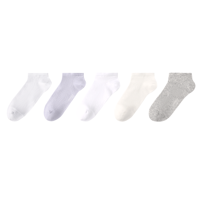 Jiusuiban Children's Socks, Boys' Thin Breathable Mesh Short Socks, for Older Children, Boys' Cool Seamless Cotton Socks, 509074Z