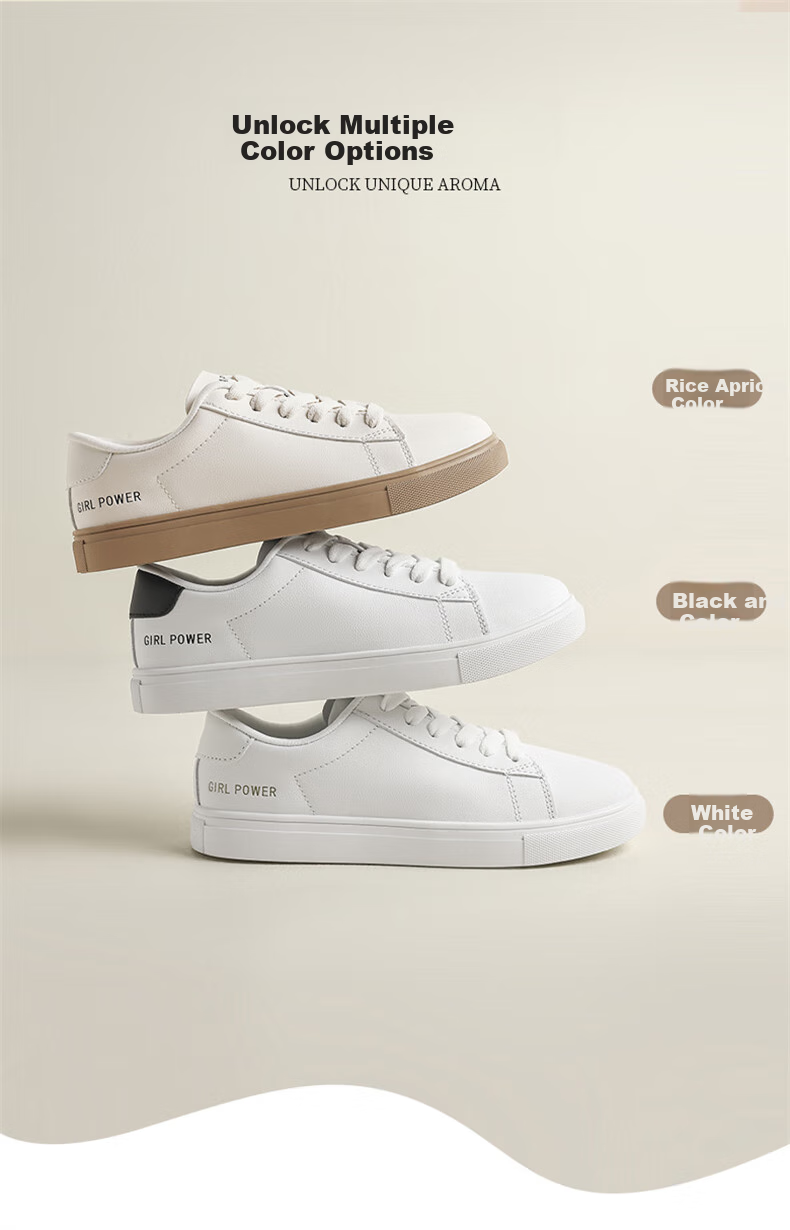 Daphne Soft-Soled White Sneakers for Women, 2026 Summer New Style Flat Versatile Pure White Student Casual Sports Skateboard Shoes for Wome 1