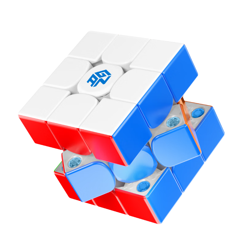 GAN Magic Cube, Three-Level Children's Educational Toy, Early Learning Competition, Magnetic Smooth Birthday Gift, 356MEUV Versio
