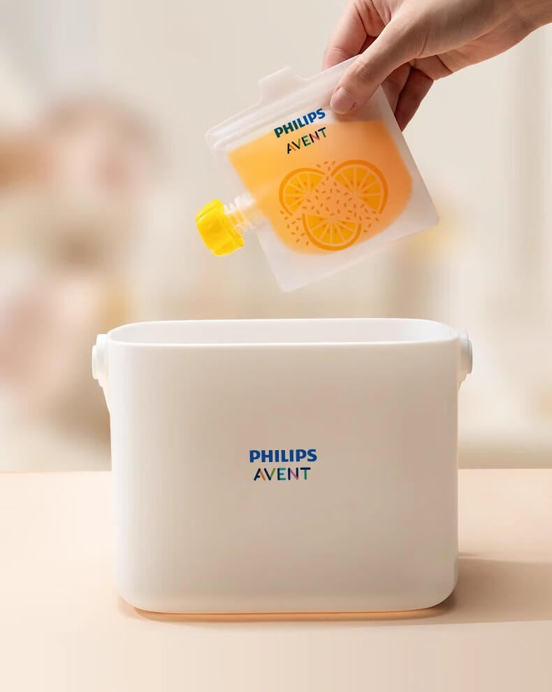 AVENT Philips Baby Fruit Puree Pouches Baby Food Storage Fresh-Keeping Chewable Bags (10 Pack) JD Self-operated 19