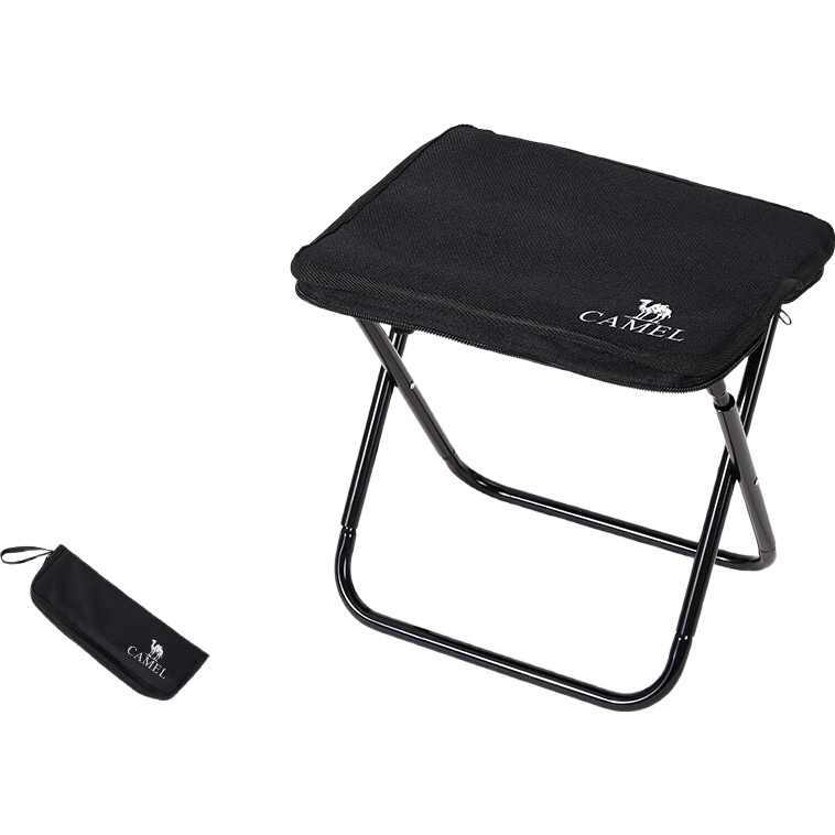 CAMEL Outdoor Folding Chair Camping Chair Picnic Aluminum Alloy Stool Fishing Stool Art Sketching Small Folding Stool F128