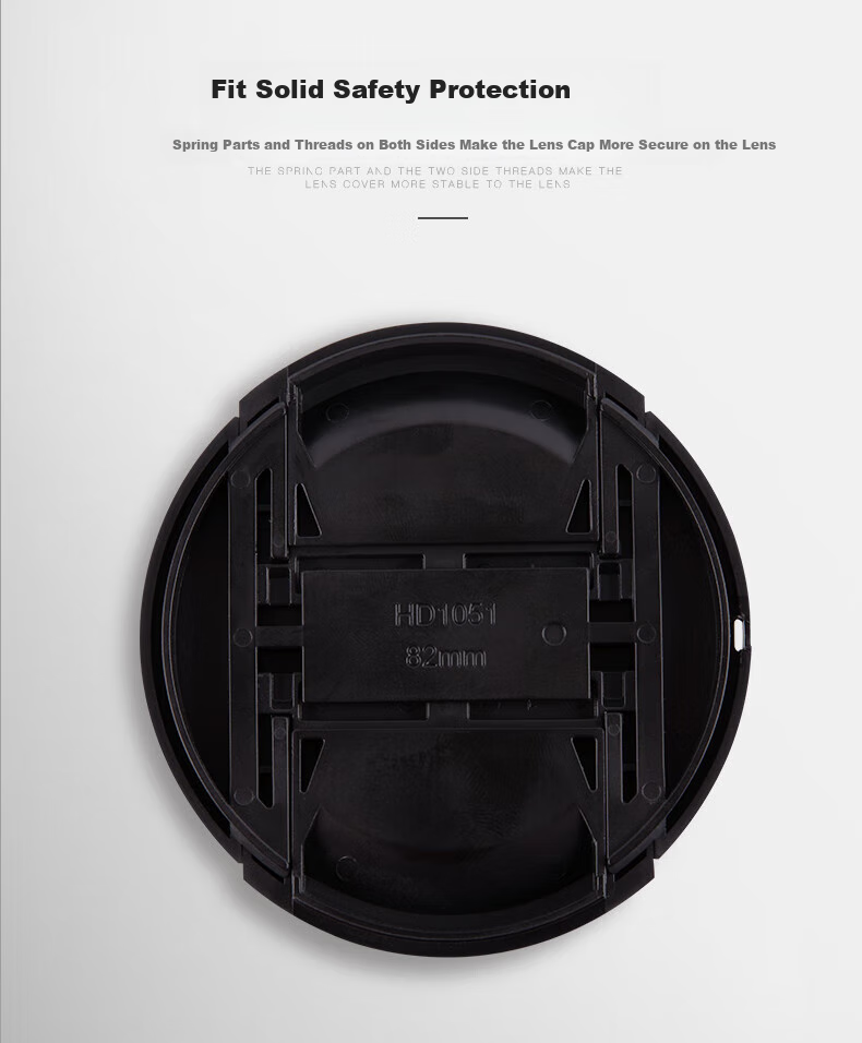Haida Lens Cap, 72mm Filter Cap, Dust Cover, Protective Lens Cap, Waterproof And Oil-Proof, Suitable for Canon, Nikon, Sony, Fuji And Other Mirrorless And DSLR Camera Lenses 5