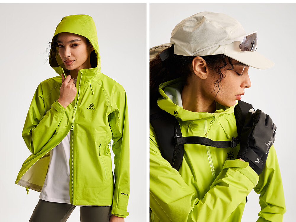 KAILAS Borgda LT20D Women's 3L Waterproof Hard Shell Jacket Lightweight Windproof Hiking Mountaineering Coat 12