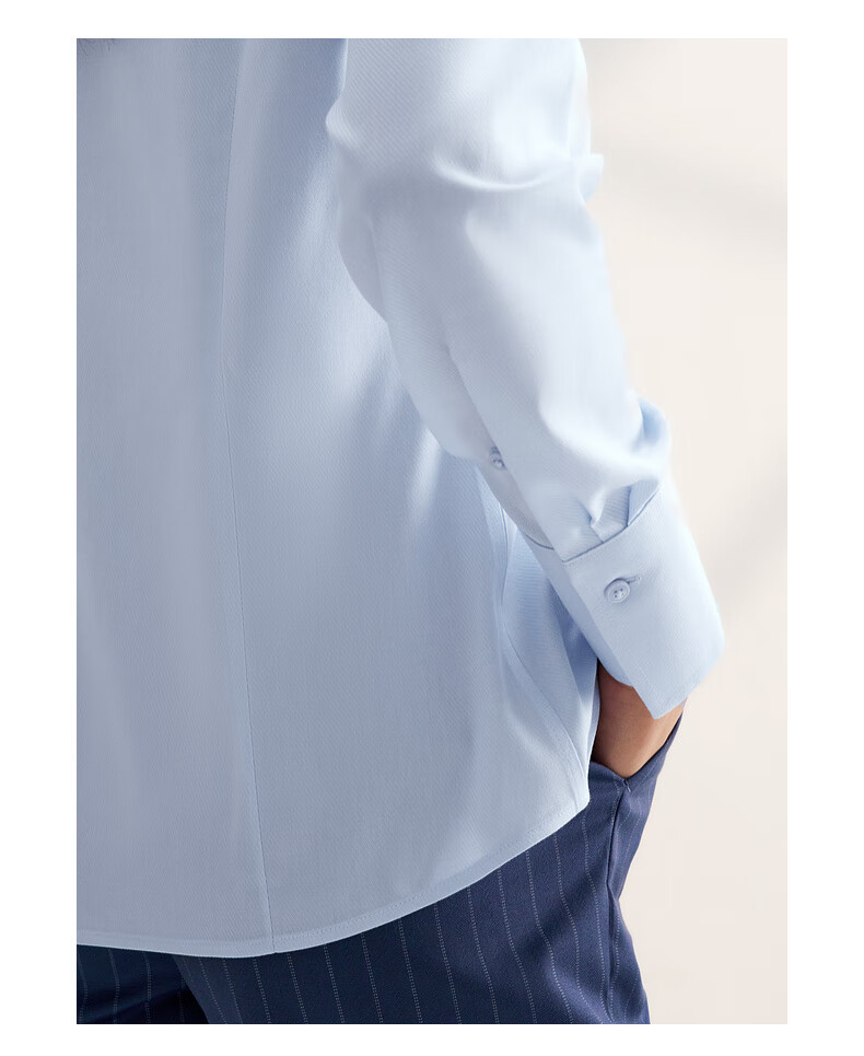 G2000 [With Free Bow] Women's Skin-Friendly Cotton Spring And Summer Long-Sleeve Shirt, White, Size 38 6