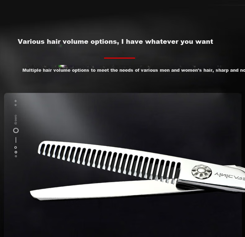 Yier Professional Hairdressing Scissors, V-Shaped Teeth Scissors, Thinning Shears, Stylist-Specific Scissors Set YS-802 10