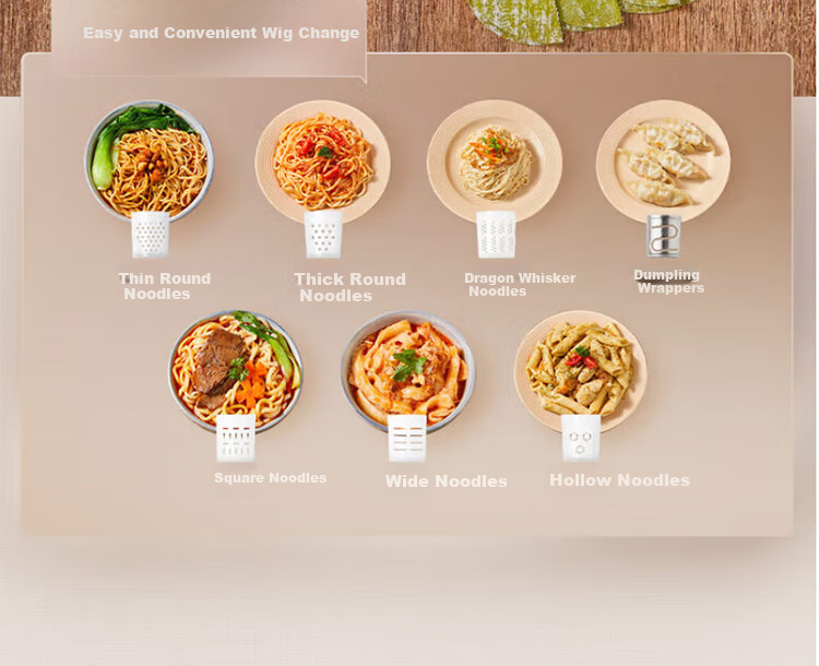 Joyoung Home Noodle Maker, Fully Automatic Multi-Functional Pasta Machine, Multiple Die Heads And Dough Kneading Machine, Electric Dumpling Wrapper Maker YN-L12 12