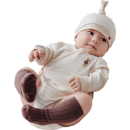 Babylove Newborn Onesie Spring And Autumn Style, Pure Cotton Infant Clothing, Triangle Romper, Colored Cotton Baby Bodysuit, Home Wear