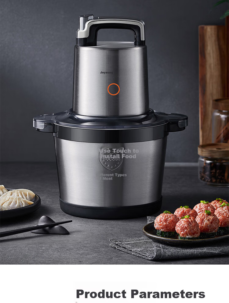 Joyoung Home Use 5L Large Capacity Meat Grinder, Double-Layer Grinding Blade, Dual-Speed Adjustment, All-Steel Mincer, Meat Mincer S50-LA580 2