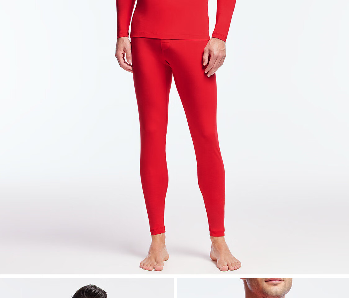 AIMER MEN Thermal Underwear Autumn Winter Set Anti-Static Thin Warm NS74J461 Black 175 3