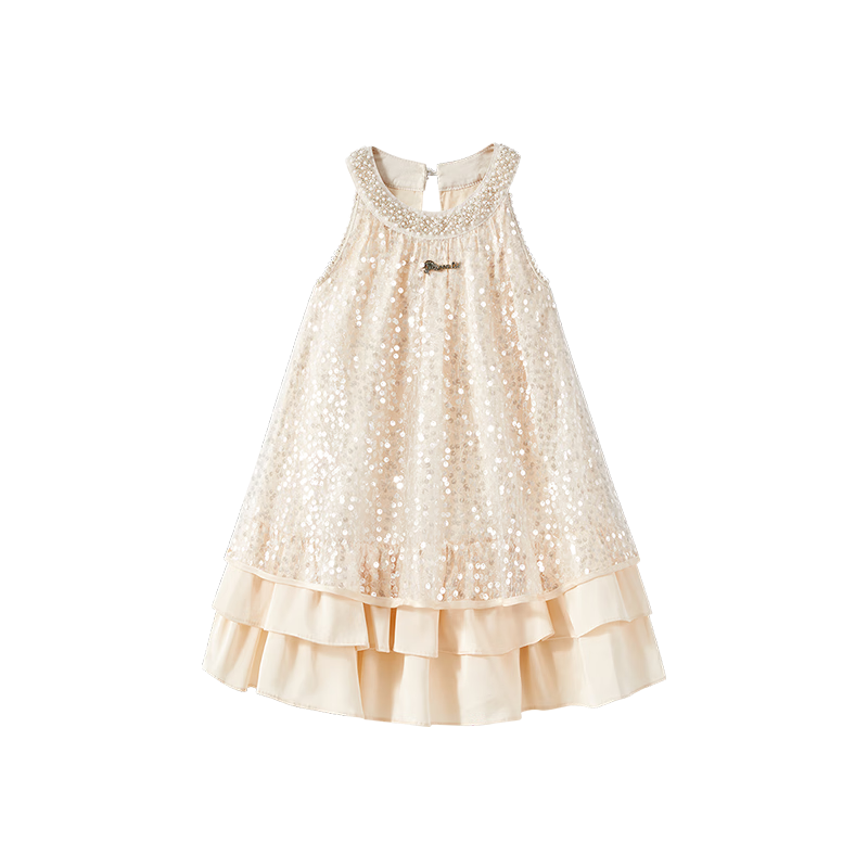 Disney Elsa Princess Dress, Girls' Summer Dress, 2026 New Style, Fashionable Children's Clothing, Baby Girl Summer Outfit