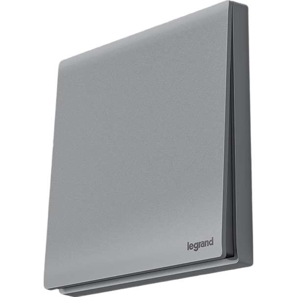 LEGRAND Switch Socket Panel, Jianyue Series Deep Sand Silver Color, 86-Type Wall Socket, 10A Four-Hole Socket
