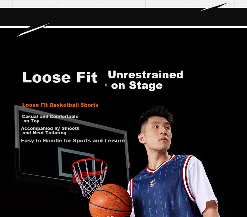 361° Men's Pants, Spring And Summer Loose-Fit Color Block Knitted Shorts, Casual Outdoor Basketball Sports Pants, 652521706-3 5