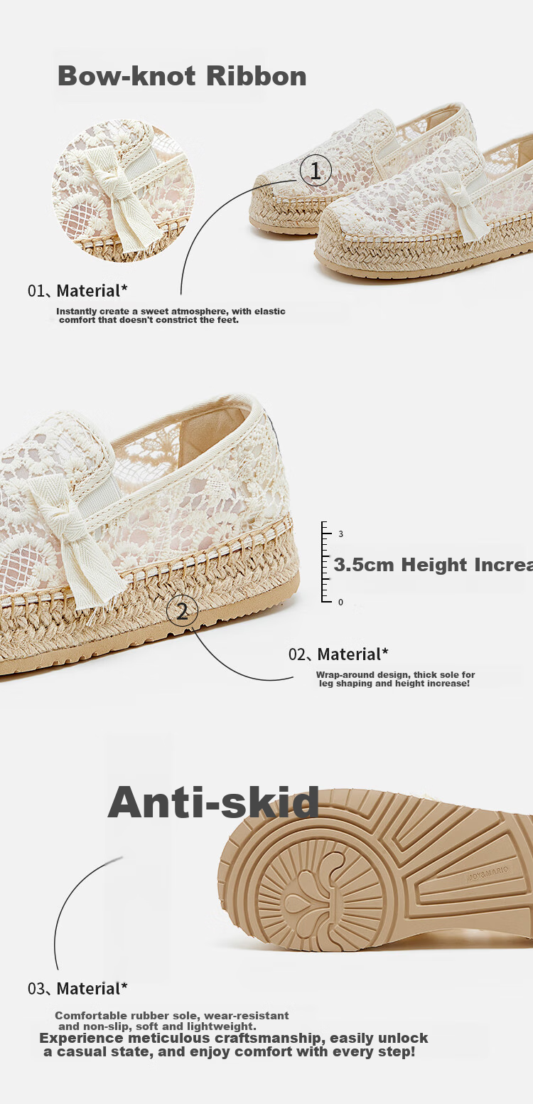 J&M Fisherman Shoes for Women, Spring And Summer Chanel-Inspired Style, Flat Breathable Versatile Slip-On Casual Canvas Shoes, Black, Size 37 3