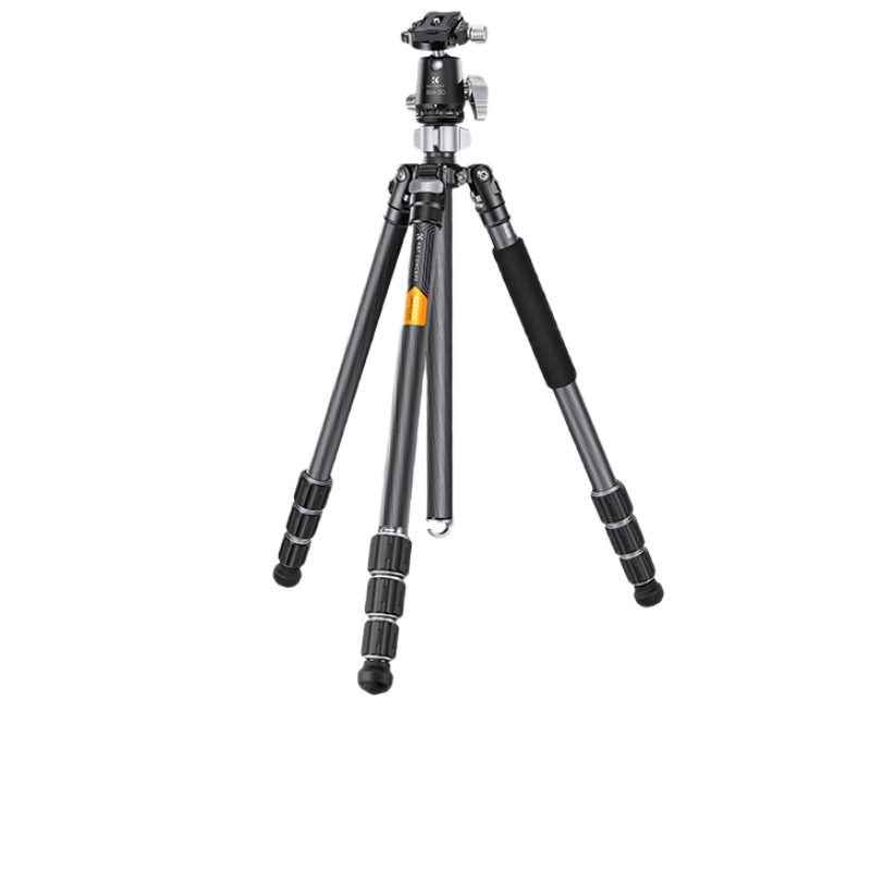 Zhuoer Carbon Fiber Tripod for DSLR Cameras, Portable Travel Professional Photography Panoramic Ball Head Tripod, Ultra-Light Live Streaming Vlog Video Monopod