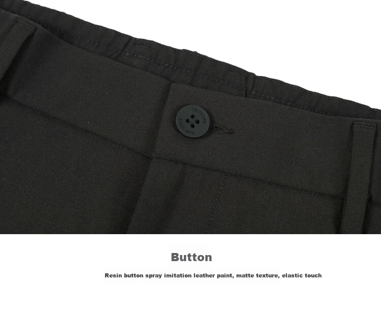 YOUNGOR Men's Dress Pants, Spring And Summer, Young Business Casual Trousers, VCHX310105AWY, Black, 170/78A 6