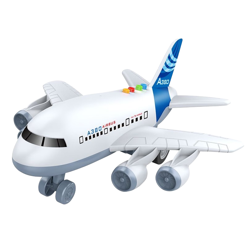 Aibilu Children's Toy for Ages 3-6, Large Talking Storytelling Airplane, Realistic Passenger Plane Model Car, Birthday Gift for Boys