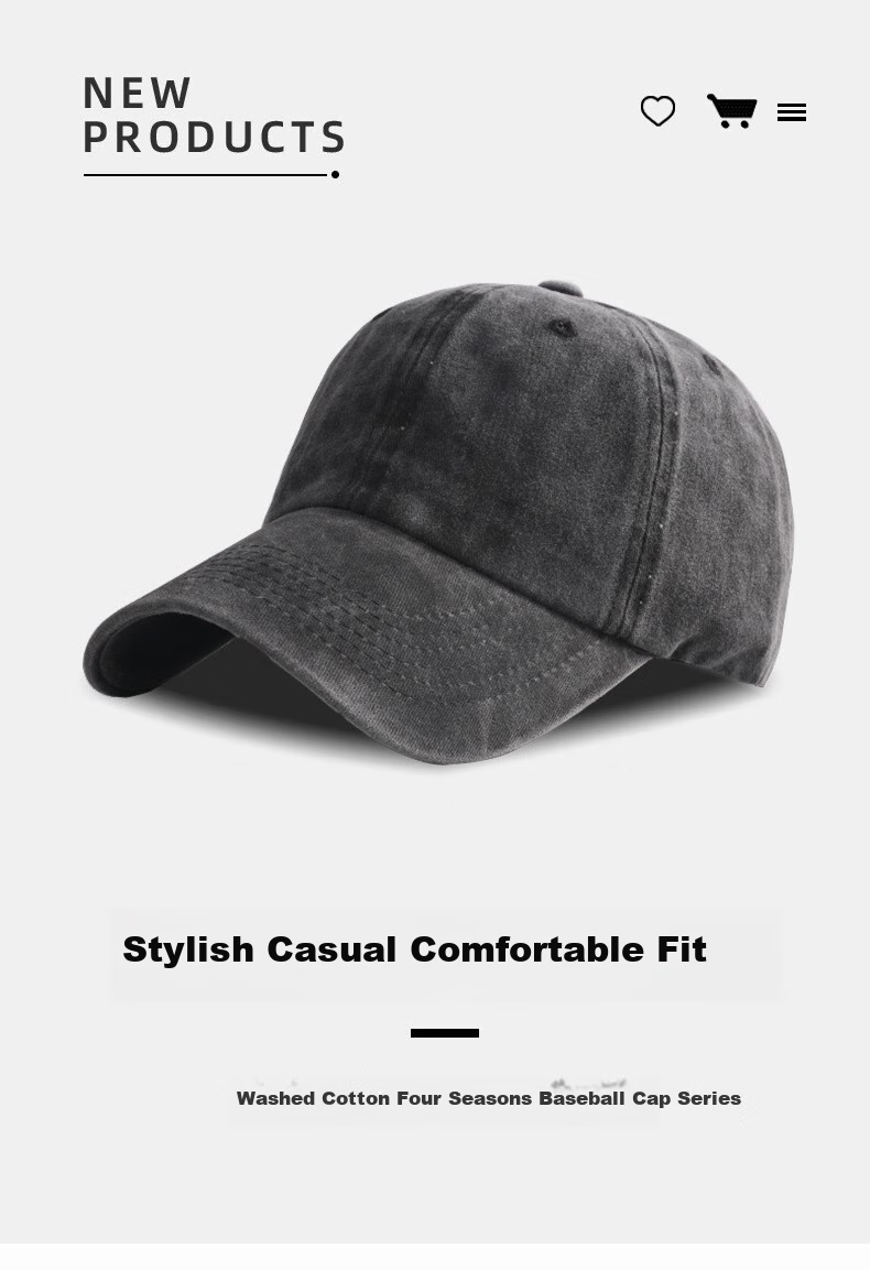 XUEXIMAN Men's Casual Fashion Baseball Cap, Soft-Top Visor Hat for Men, Sun Protection Cap, Korean Style Versatile Hat 1