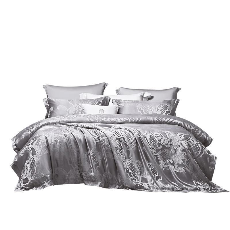 Fuanna Cotton Jacquard Duvet Cover 203x229cm Single/Double Size