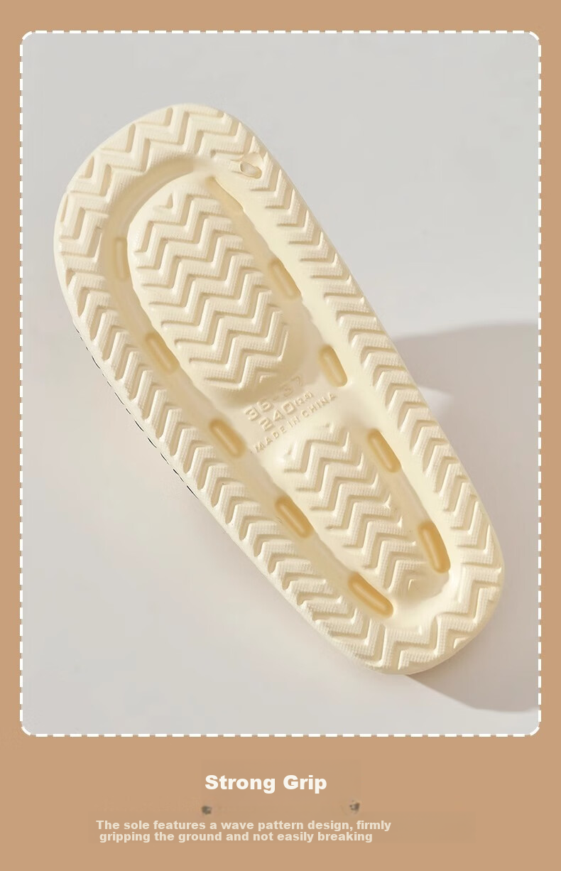 YUZHAOLIN Non-Slip Slippers for Women, Summer Bathroom Shower Home Sandals for Me 9