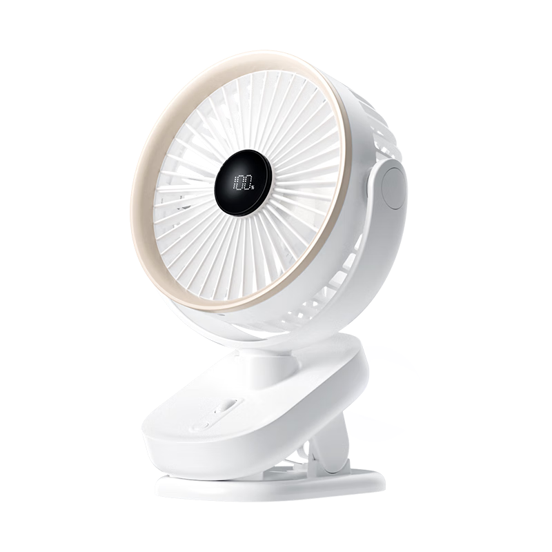 CangHua Desktop Fan, Small Fan, New Ultra-Quiet Air Circulator, Long Battery Life, Clip-On Car Fan, Oscillating Cooling, for Office, Student Dormitory, Bed Hanging, 100 Speed Settings