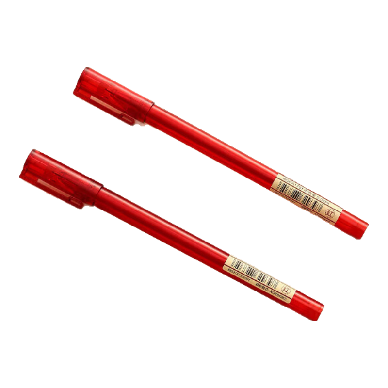M&G Premium Series 0.5mm Red Gel Pen Full Needle Tube Cap Pen AGPA1701 3-Pack