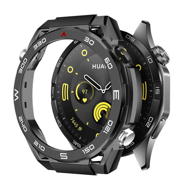 Binghong Compatible with Huawei GT4 Protective Case, Instantly Becomes Feifan Dashi Huawei Watch GT4 Protective Case, Huawei Watch GT4 Protective Case with Hollow Design - Racing Mountain Terrai