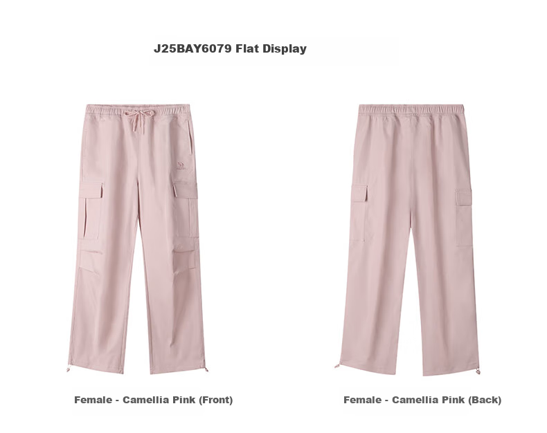 CAMEL Casual Cargo Pants, New Women's Trousers, Outdoor Hiking Woven Long Pants, Loose Straight-Leg Sports Pants 34