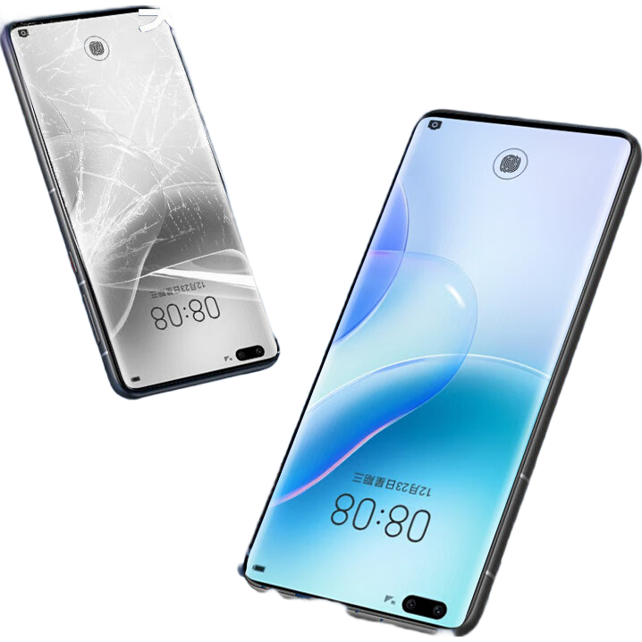 Baozou [2-Pack - Replacement Guaranteed], Tempered Glass Screen Protector for Huawei Nova8Pro, HUAWEI Nova8Pro Phone Film, Curved High-Definition Anti-Fingerprint Protective Film