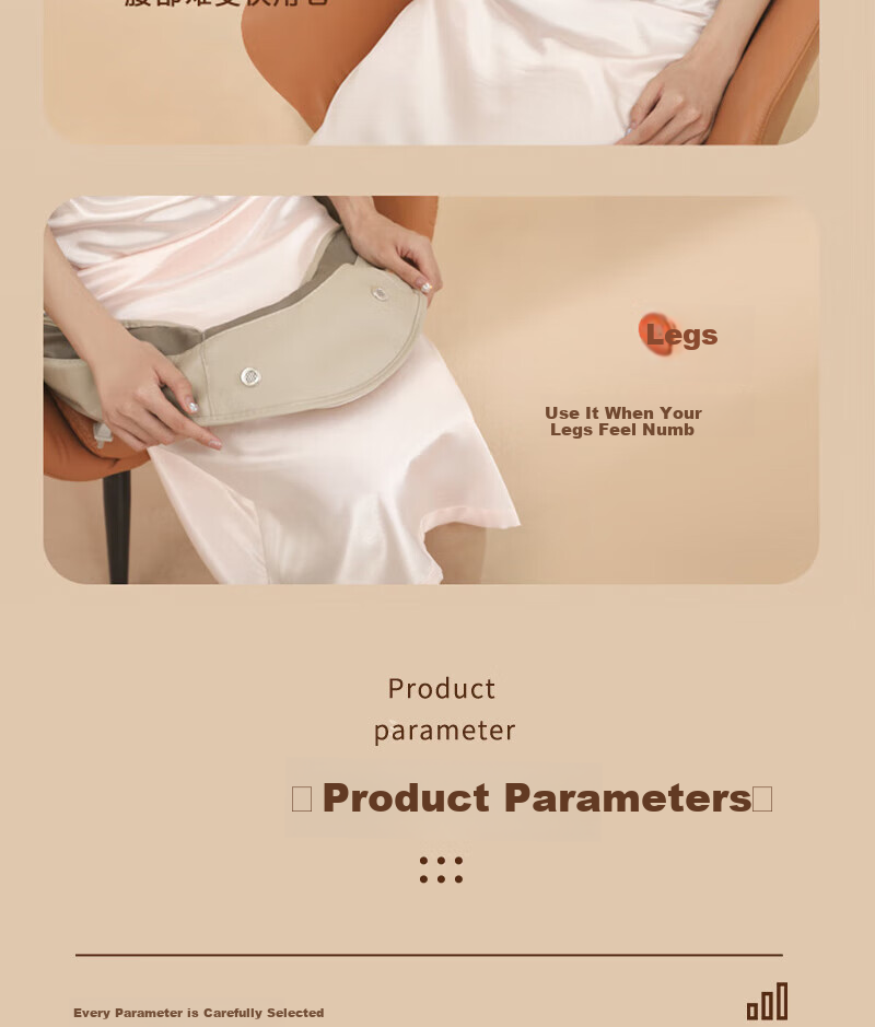 GKN Percussion Massage Shoulder Pad, Hot Compress Kneading, Multifunctional Neck And Waist Massager, GKN-PJAMQ 14