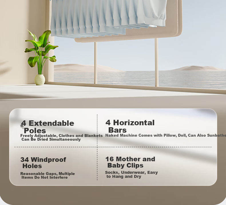 Mr.Bond Ultra-Thin Invisible Embedded Electric Clothes Drying Rack, Fully Automatic Intelligent Retractable Clothes Drying Machine M18A 9