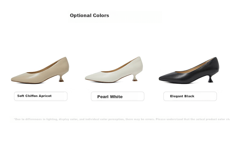 PT'SON Women's Lambskin Work Shoes, 2026 New Style, Soft Sole Comfortable High Heels for Work, Fashionable Commuter Professional Shoes, Black, Size 35 17