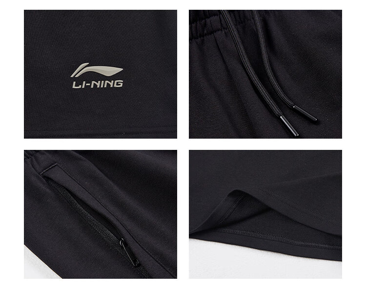 LI-NING Men's Summer Quick-Dry Breathable Running Shorts Cool Comfortable Classic Casual Sports Shorts 7