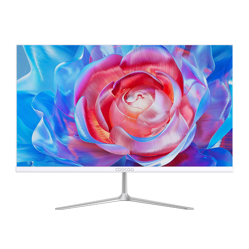 Coocaa Skyworth Computer, 27-Inch High-Definition All-In Desktop Computer, Office Desk Computer (12th Gen Core I5-12450H, 16GB RAM, 512GB SSD, WiFi, Bluetooth) White