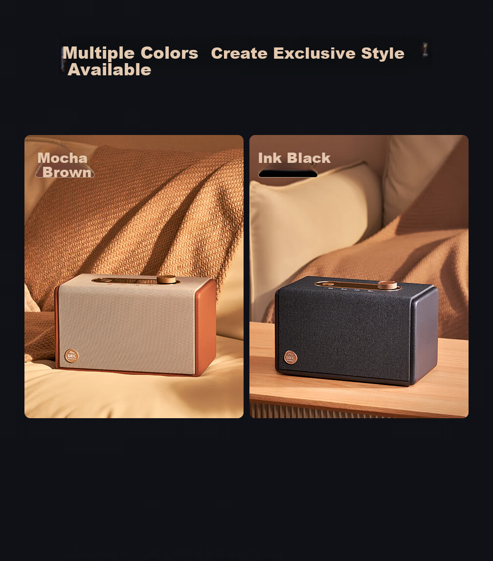 GIEC Q25 Speaker, WiFi Wireless Bluetooth, HiFi Audio System, Living Room Home Desktop Speaker, Combinable Home Theater, Multi-Room Connectivity, Lossless Sound Quality Premium Speaker 19